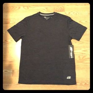 Skechers Sports Tee Charcoal Black Size M